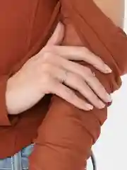 Серебряный набор колец женских, 2 шт