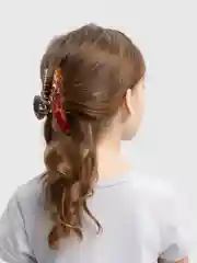 Угольный краб для волос