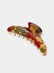 Угольный краб для волос