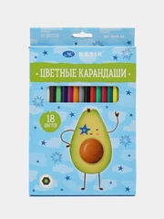 Цветные карандаши, 18 цветов
