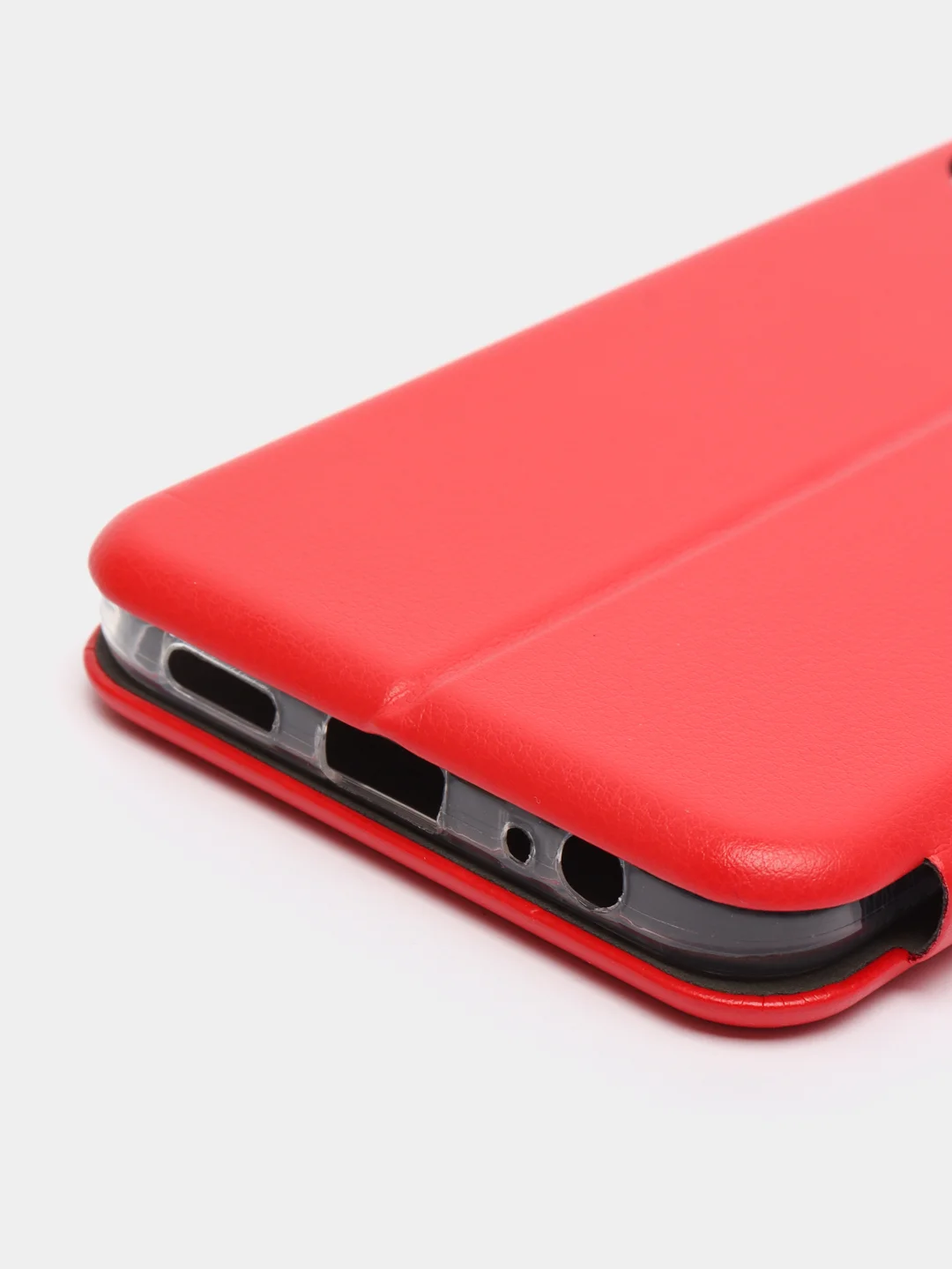 Красный чехол-книжка для Tecno Spark 8C / Spark Go 2022
