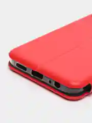 Красный чехол-книжка для Tecno Spark 8C / Spark Go 2022
