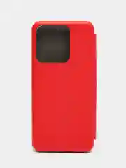 Красный чехол-книжка для Tecno Spark 8C / Spark Go 2022