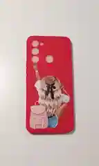 Синий чехол TECNO Spark 8C / GO 2022, с защитой камеры и бархатом внутри