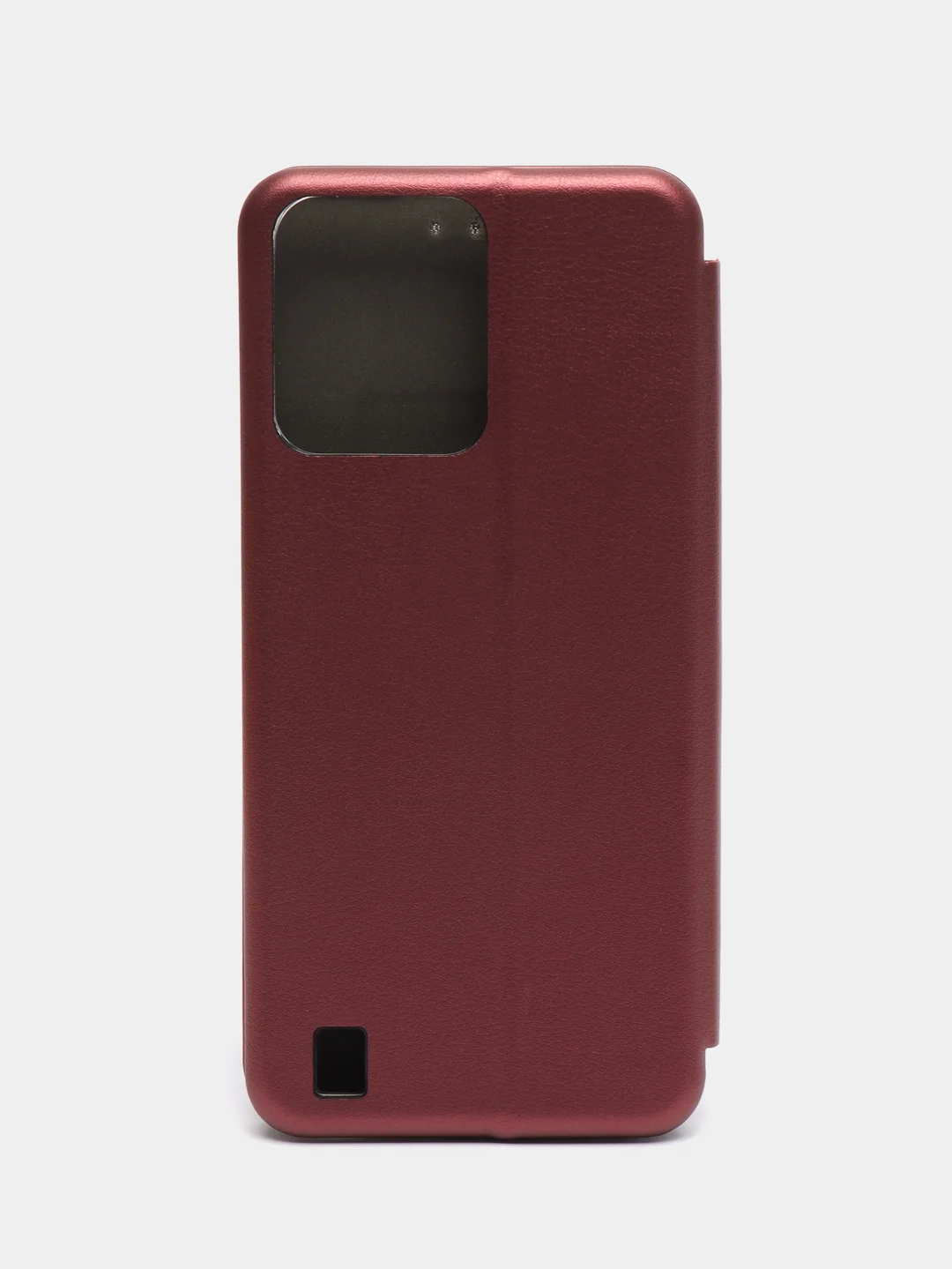 Бордовый чехол - книжка для Realme C31