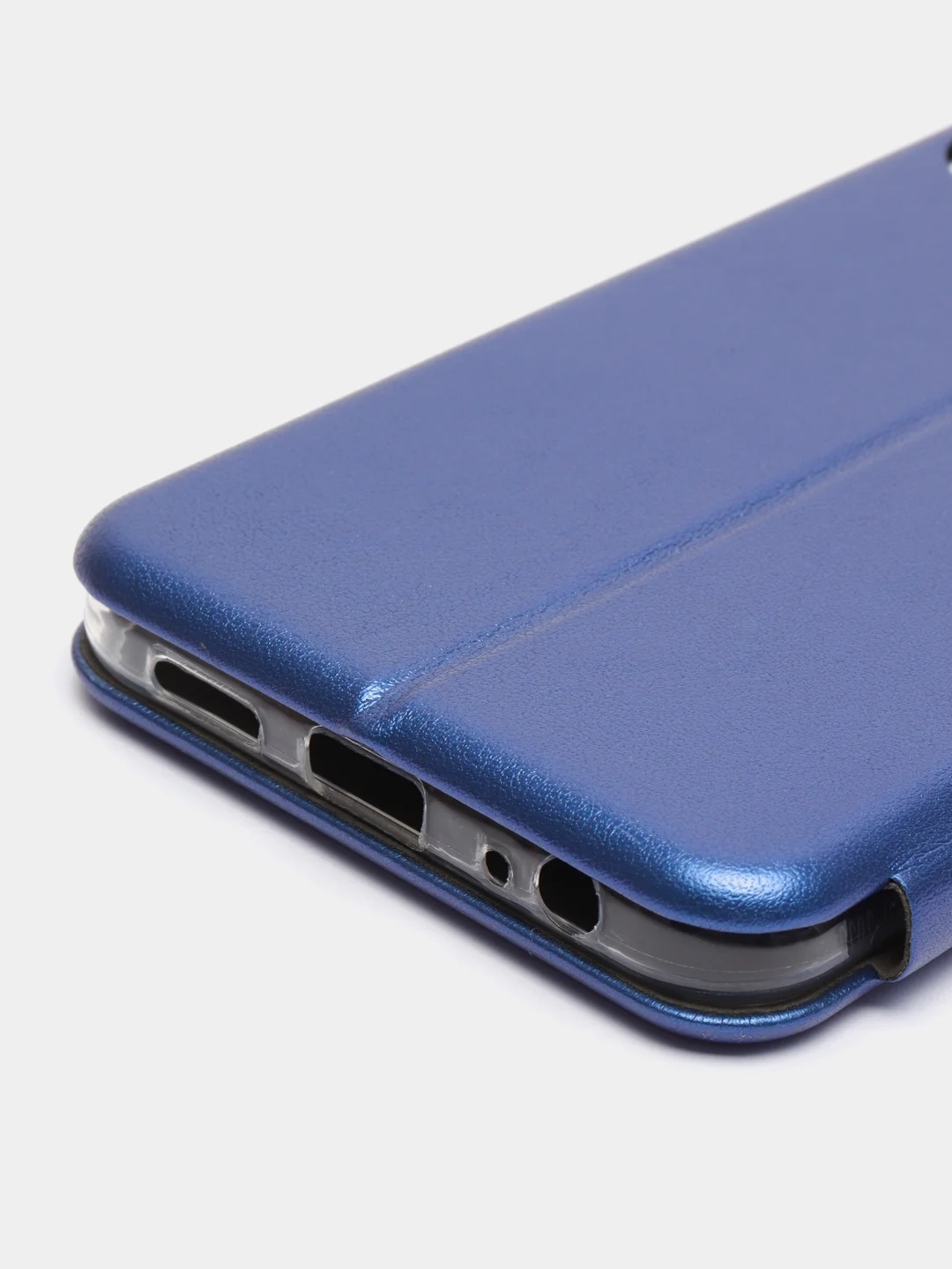 Синий чехол-книжка для Tecno Spark 8C / Spark Go 2022