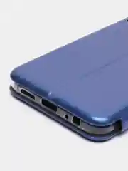 Синий чехол-книжка для Tecno Spark 8C / Spark Go 2022