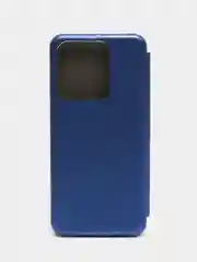 Синий чехол-книжка для Tecno Spark 8C / Spark Go 2022