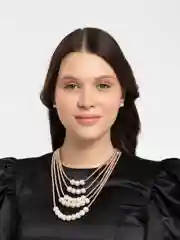 Золотой комплект с сережками
