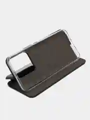 Тёмно-зелёный чехол-книжка для Tecno Spark 8C / Spark Go 2022