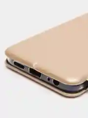 Золотой чехол-книжка для Tecno Spark 8C / Spark Go 2022