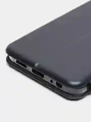 Темно-синий чехол-книжка для Tecno Spark 8C / Spark Go 2022