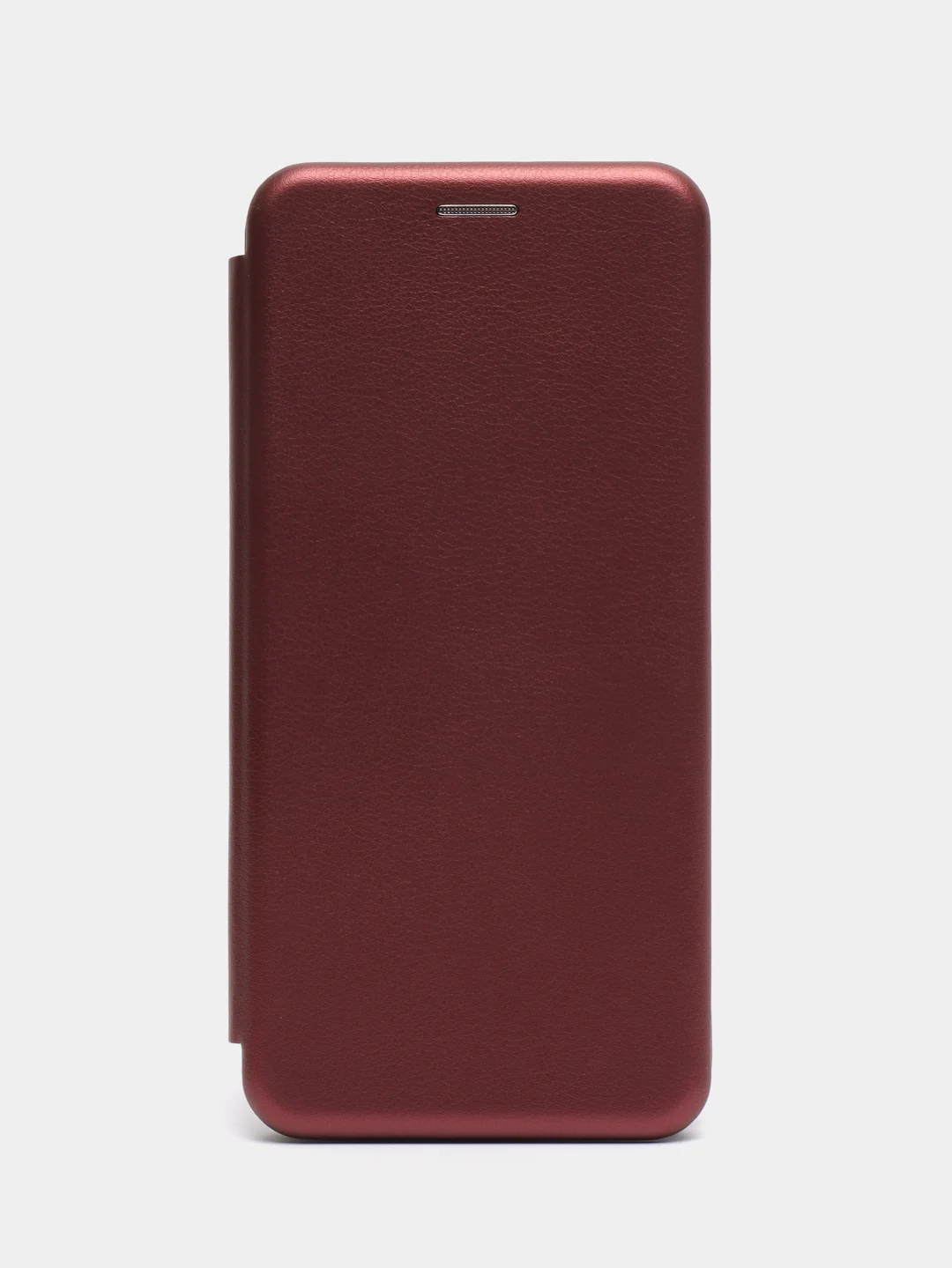 Бордовый чехол-книжка для Tecno Spark 8C / Spark Go 2022