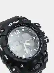 Черный спортивные, армейские, электронные, мужские часы SKMEI 1155