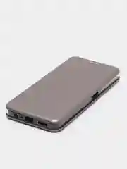 Серый чехол-книжка для Realme С30, C31, C35 с отсеком для карт, на магните