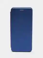 Темно-синий чехол-книжка для Realme С30, C31, C35 с отсеком для карт, на магните