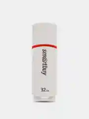 Белый флеш-накопитель USB SmartBuy память 4, 8, 16, 32, 64 Гб