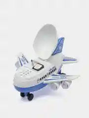 Копилка "Самолёт" с кодовым замком, пластик, звук, АА, 31 х 33,5 х 19 см