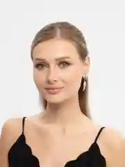 Серебряный серьга из нержавеющей стали, 1 штука