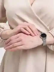 Серебряный часы женские наручные Skmei 1595