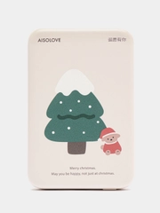 Внешний аккумулятор Power Bank SOLOVE "Рождественское дерево", бежевый, 5000mAh, W12