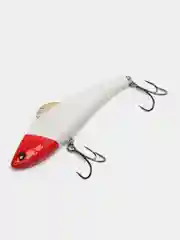 Багровый раттлин вертикальный Lucky John Basara Vib S 90, 28 г
