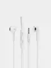 Черный наушники с микрофоном и плоским кабелем Borofone BM23 3.5mm Jack