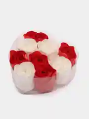 Красный подарочный набор мыльных роз, 3 вида коробки