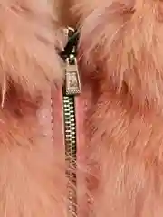 Розовый жилет женский, меховой