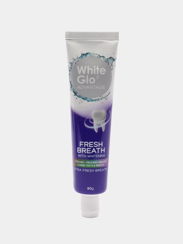 Зубная паста Свежее дыхание White Glo Advantage FRESH BREATH, с фтором, отбеливающая, 80 грамм