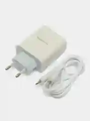Сетевое зарядное устройство BOROFONE BA73A, два выхода USB-C 35W, PD, QC3.0, PPS, AFC, FCP