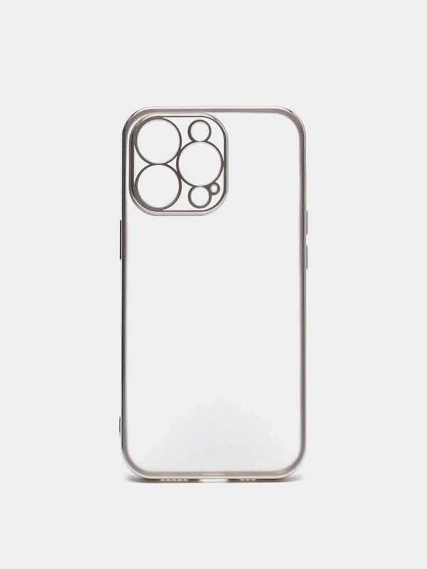 Чехол для iPhone 13 Pro Max силиконовый айфон про макс прозрачный