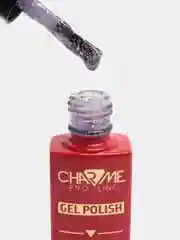 Гель-лак для ногтей с голографической поталью CHARME Firework 04, 10г