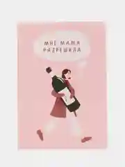 Тёмно-розовый обложка для паспорта "Розовые мечты"