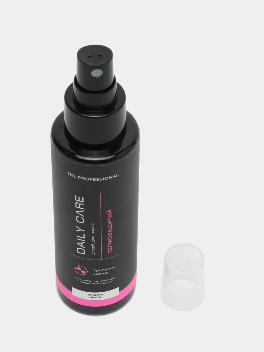 Спрей для волос TNL Daily Care Spray "Защита цвета", термозащитный, с протеинами шелка
