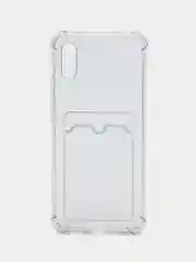 Черный чехол для Xiaomi Redmi 9С/9Т/10/10C/Note 8/9 Pro/9S/10/10s/11/11s, c карманом для карт