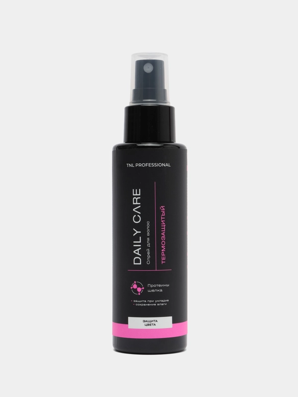 Спрей для волос TNL Daily Care Spray "Защита цвета", термозащитный, с протеинами шелка