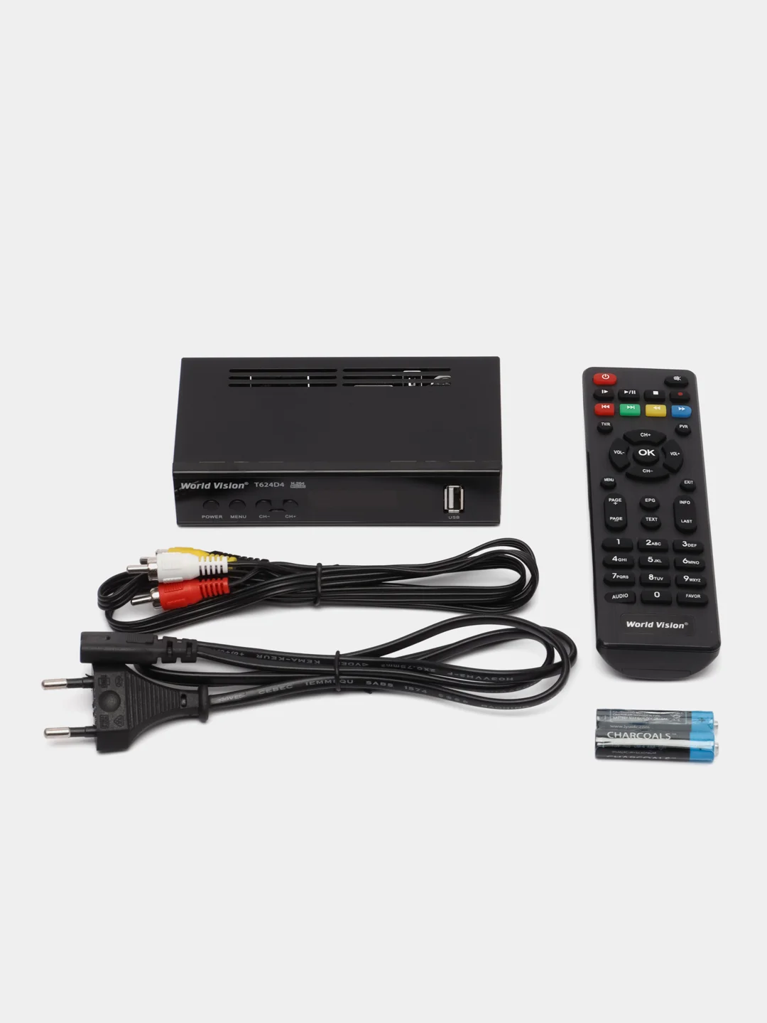 Цифровая ТВ-приставка, ресивер для цифрового ТВ DVB-T2/C/T WORLD VISION