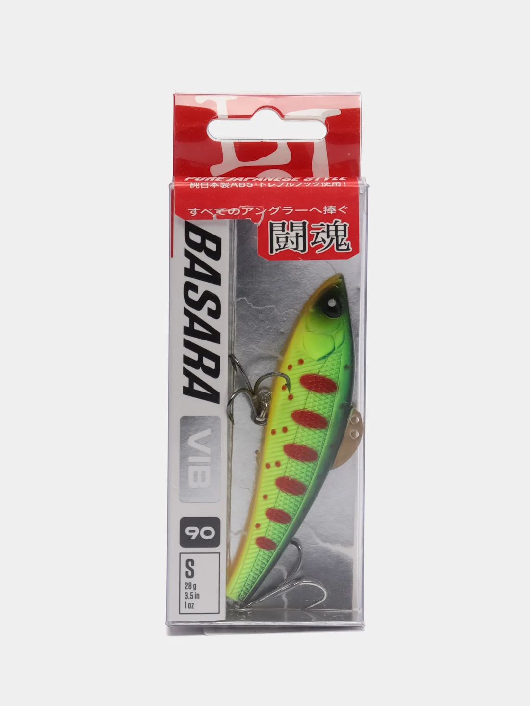 Бежевый раттлин вертикальный Lucky John Basara Vib S 90, 28 г