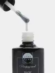 Камуфлирующая каучуковая база для гель-лака молочная Lunaline, 8 мл