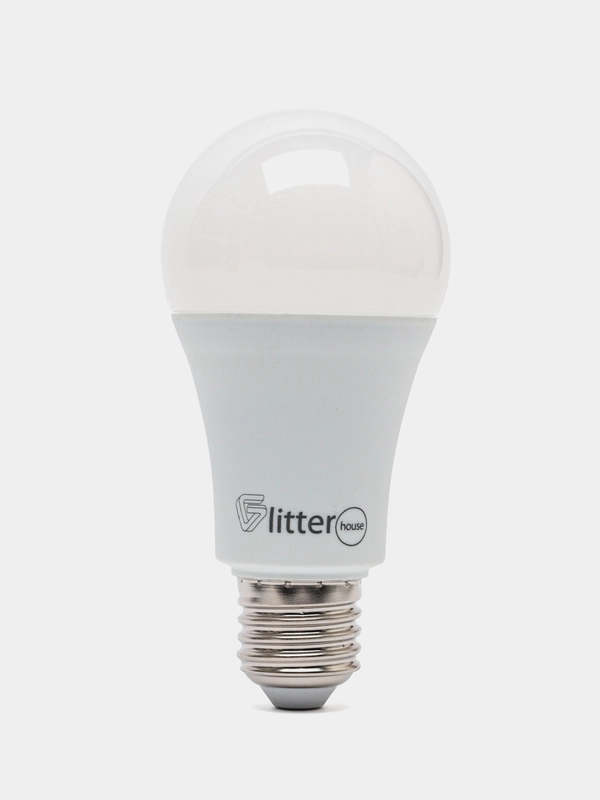 Светодиодная лампа E27, холодный белый, 4100К, 10W и 12W