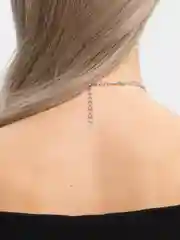 Серебряный цепочка женская на шею