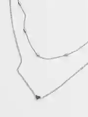 Серебряный цепочка женская на шею