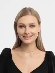 Серебряный цепочка женская на шею