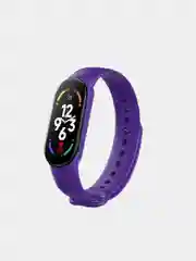 Фиолетовый фитнес браслет M7 Smart Band  / Умные часы