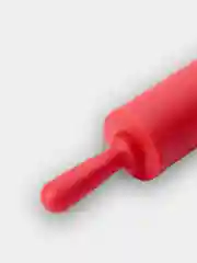 Красный скалка силиконовая 30х4 см, цвет микс