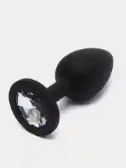 Черный анальная пробка