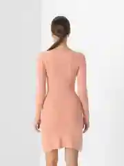 Коралловый повседневное платье, женское