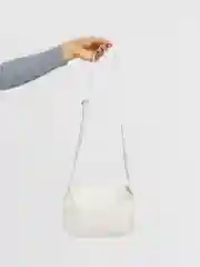 Белый сумка меховая женская