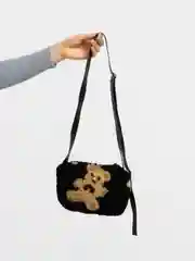 Хаки сумка меховая женская